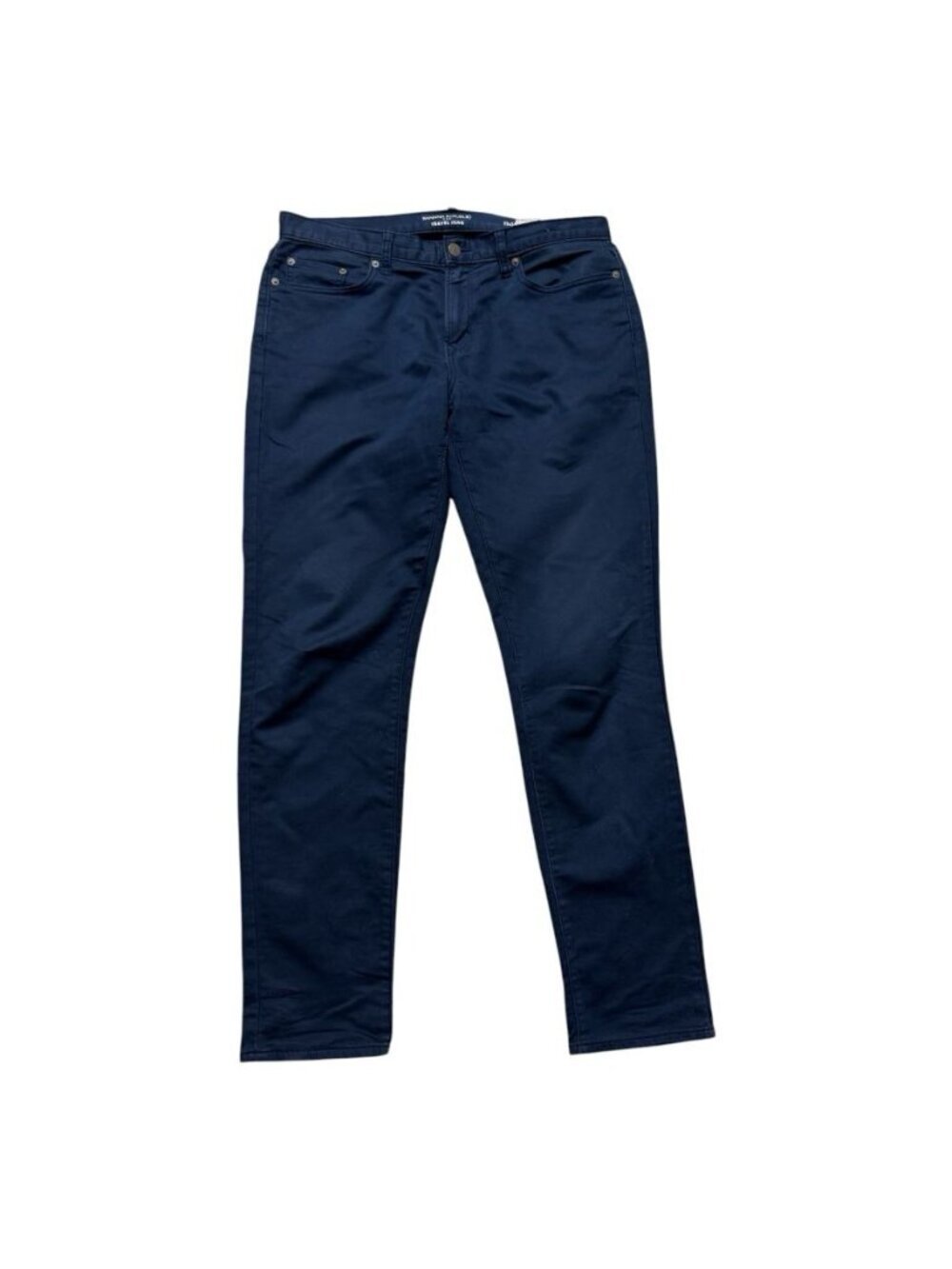 Banana Republic Travel Jean Athletic Fit 33x34 Blue Stretch Jeans